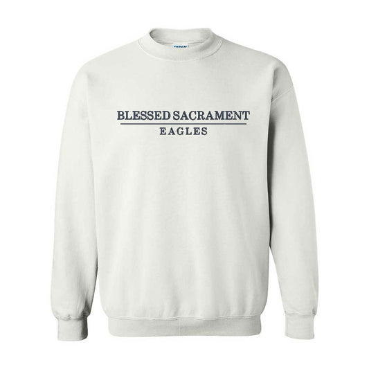 Blessed Sacrament Eagles Embroidered Crewneck Sweatshirt