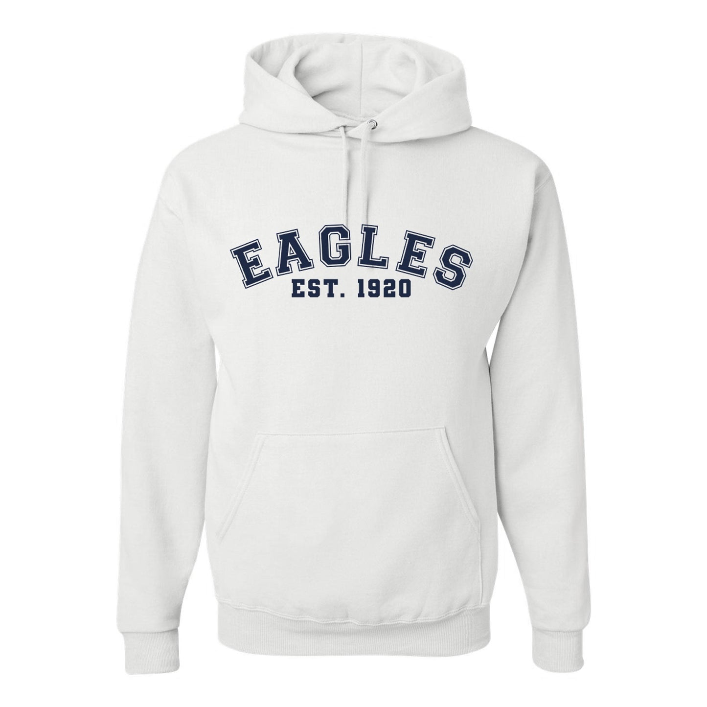 Blessed Sacrament Varsity Block Eagles Adult Printed Hoodie