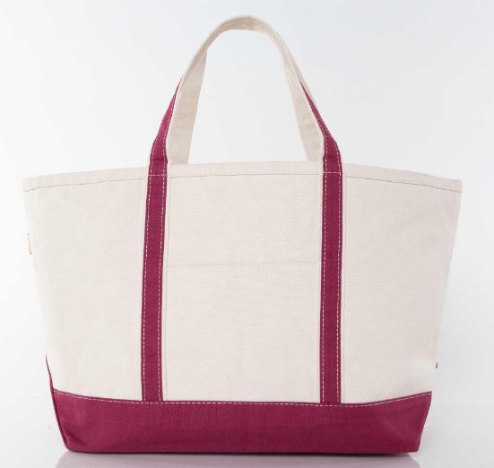 Mini Apple Canvas Tote