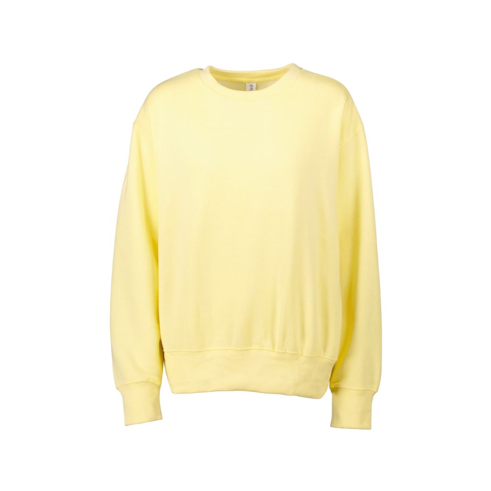 Yellow sweatshirt on a white background
