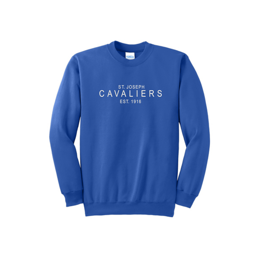 Youth St. Joseph School Cavaliers Embroidered Sweatshirt | SJSEA