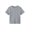 A light gray short-sleeve crewneck t-shirt displayed flat against a solid white background.