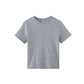A light gray short-sleeve crewneck t-shirt displayed flat against a solid white background.