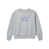 Everbound Premium Embroidered Ladies Boxy Crewneck Sweatshirt