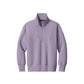 purple ash quarter-zip sweatshirt on a white background