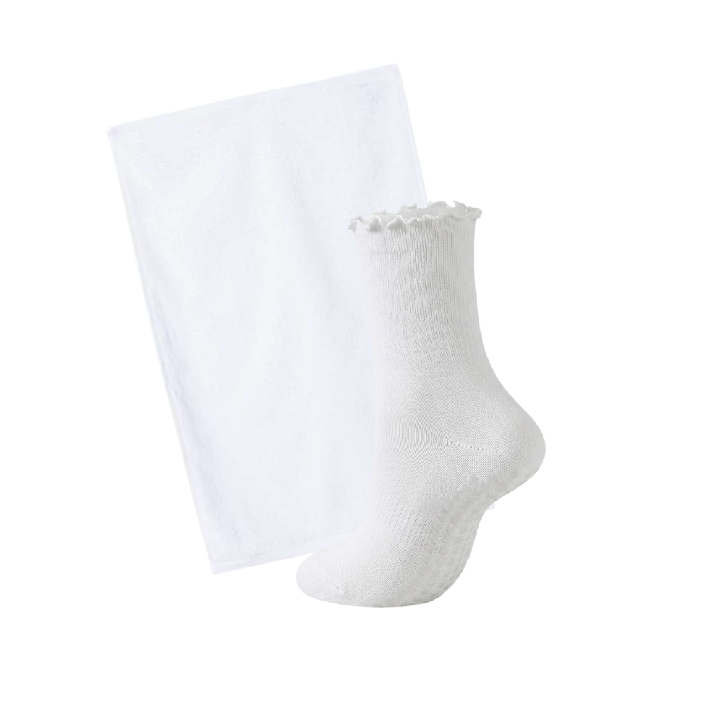 Pilates Accessory Bundle | Custom Grippy Socks and Gym Towel