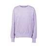 Lavender sweatshirt on a white background