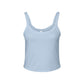 baby blue cropped tank top