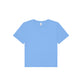 A carolina blue short-sleeve crewneck t-shirt displayed flat against a solid white background.
