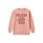 Pilates Is My Happy Hour Oversized Crew | AG X Olivia Mock