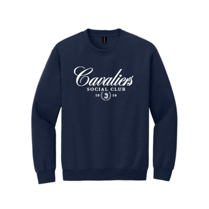 Cavaliers Social Club Adult Crewneck Sweatshirt | DTF SJS SC