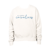 Ladies St. Joseph Cavaliers Script Embroidered Boxy Pullover | SJSE6