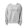 Ladies St. Joseph Cavaliers Script Embroidered Boxy Pullover | SJSE6