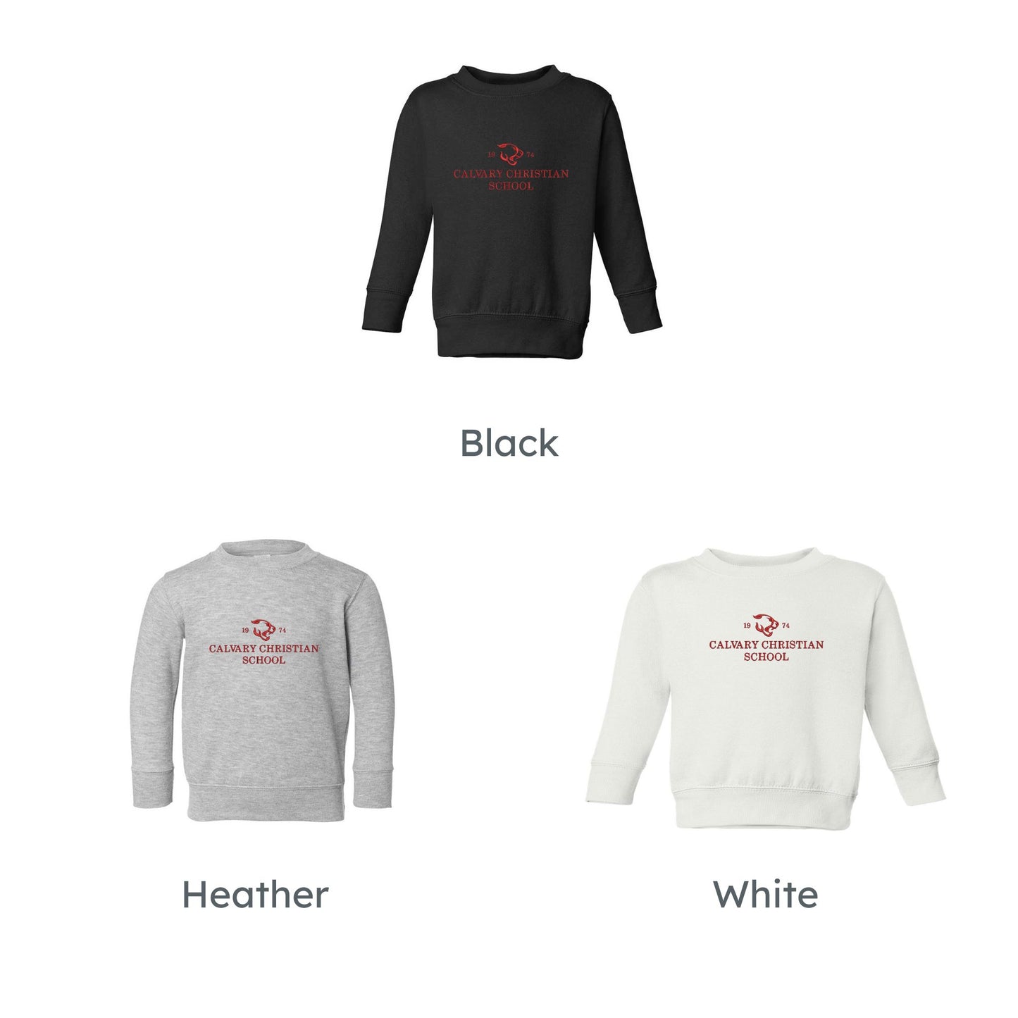 toddler crewneck sweatshirt color sheet