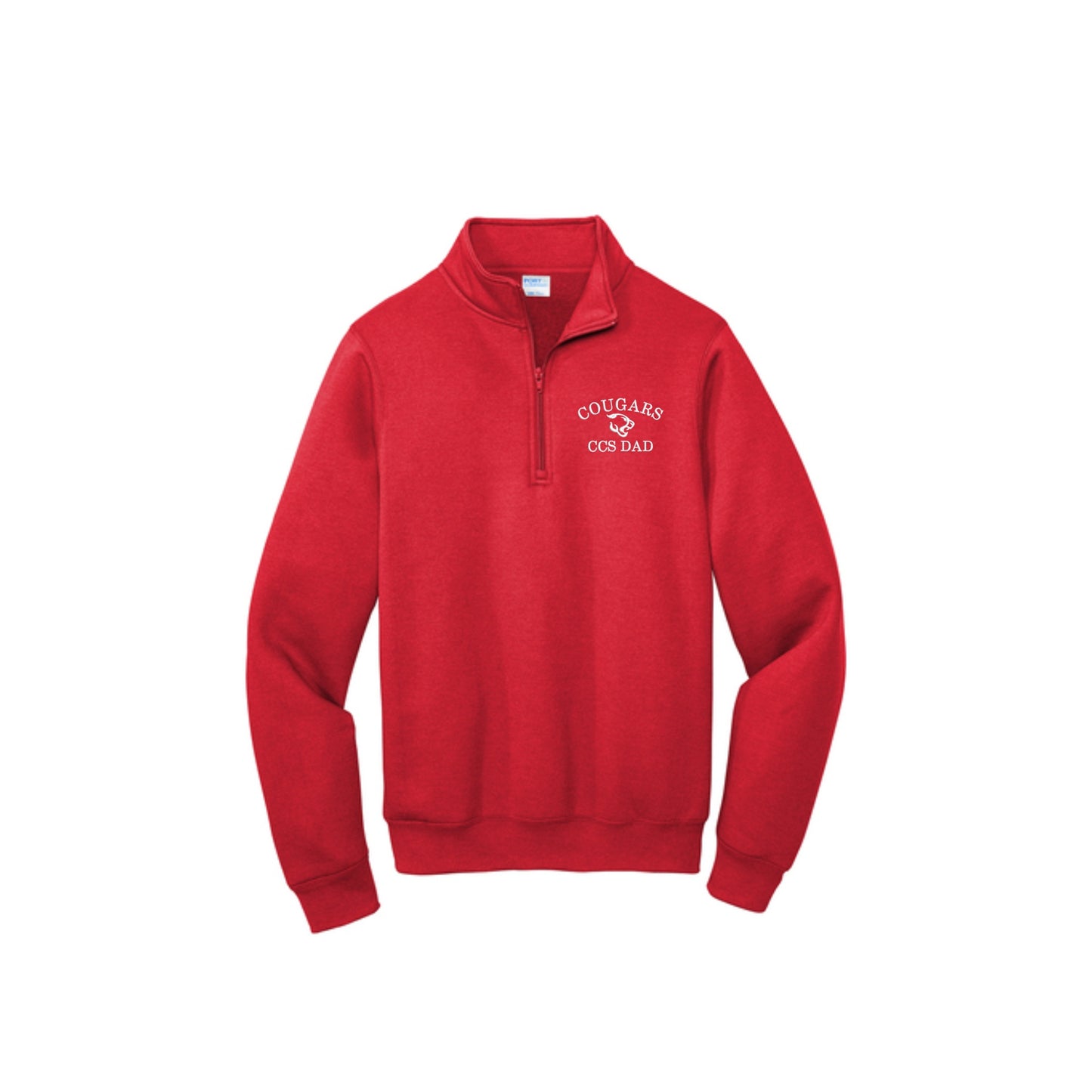 Embroidered Cougars Dad/Grandpa Quarter Zip Pullover | CCSED23