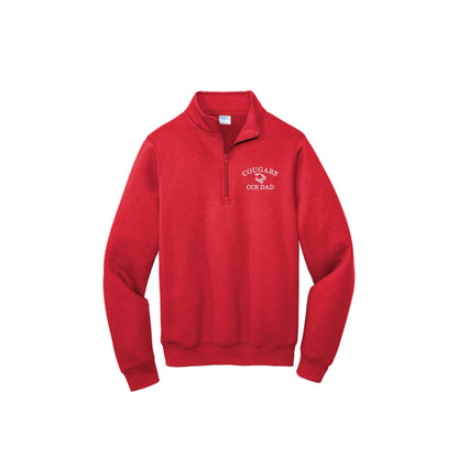 Embroidered Cougars Dad/Grandpa Quarter Zip Pullover | CCSED23