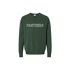 Embroidered Stitched Block Panthers Unisex Garment-Dyed Crewneck Pullover | SPX EG
