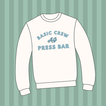 Press Bar Basic Crewneck Sweatshirt