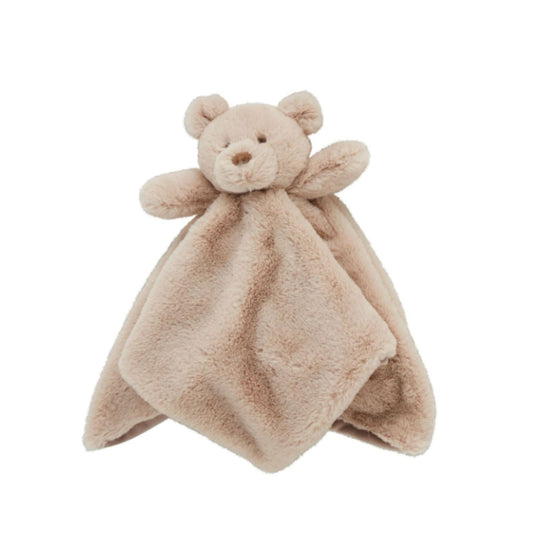 brown bear faux fur plush skirted woobie