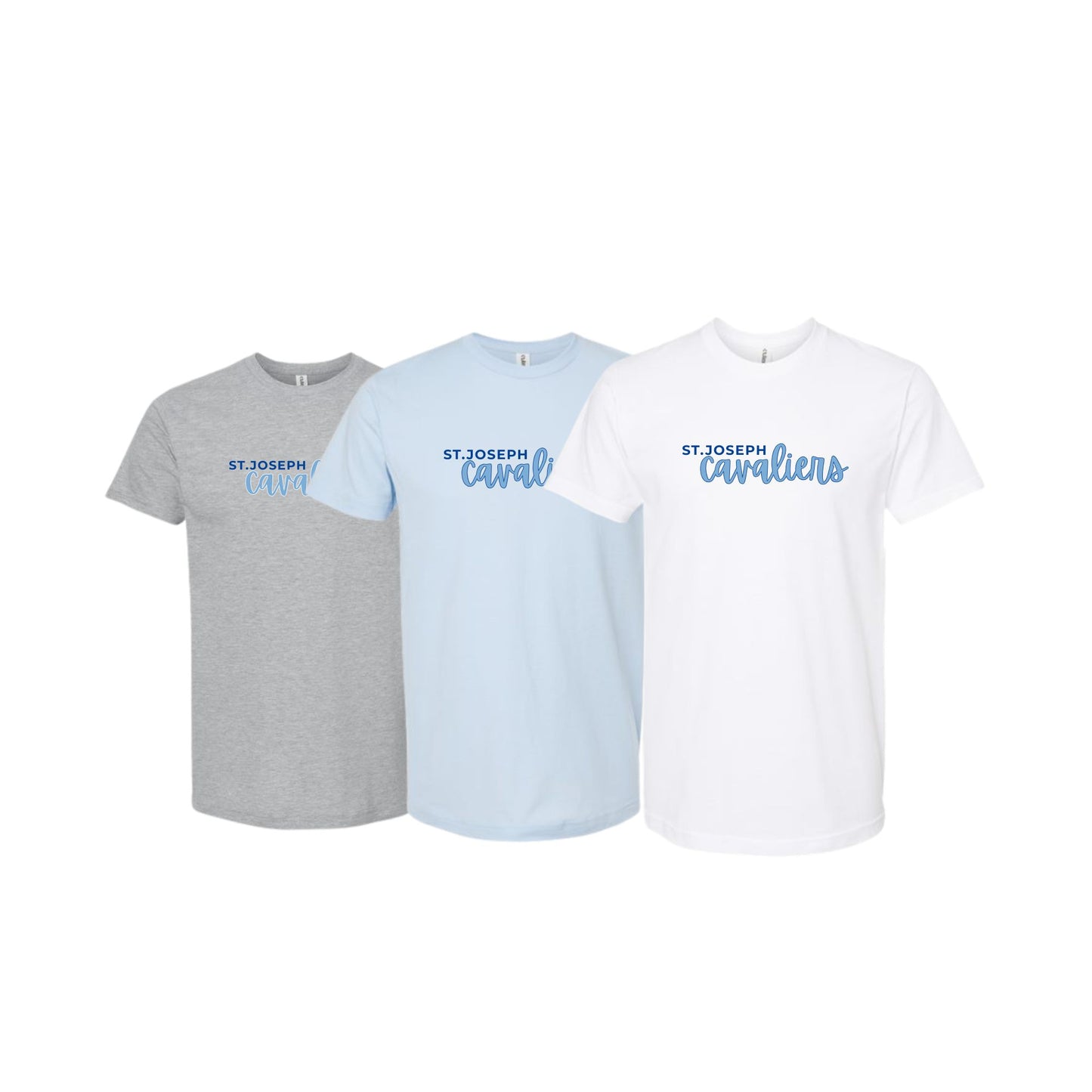 St. Joseph Cavaliers Script T-Shirt  | Adult and Youth Fit | SJS DTF31