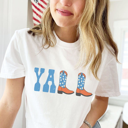 Y'All Patriotic Comfort Colors T-Shirt