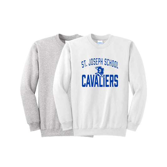 SJS Cavaliers Printed Crewneck Sweatshirt  | Adult and Youth Fit | SJS DTF F26-2