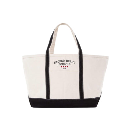 Sacred Heart Schools | Embroidered Large Canvas Tote Bag | SHSE2-B