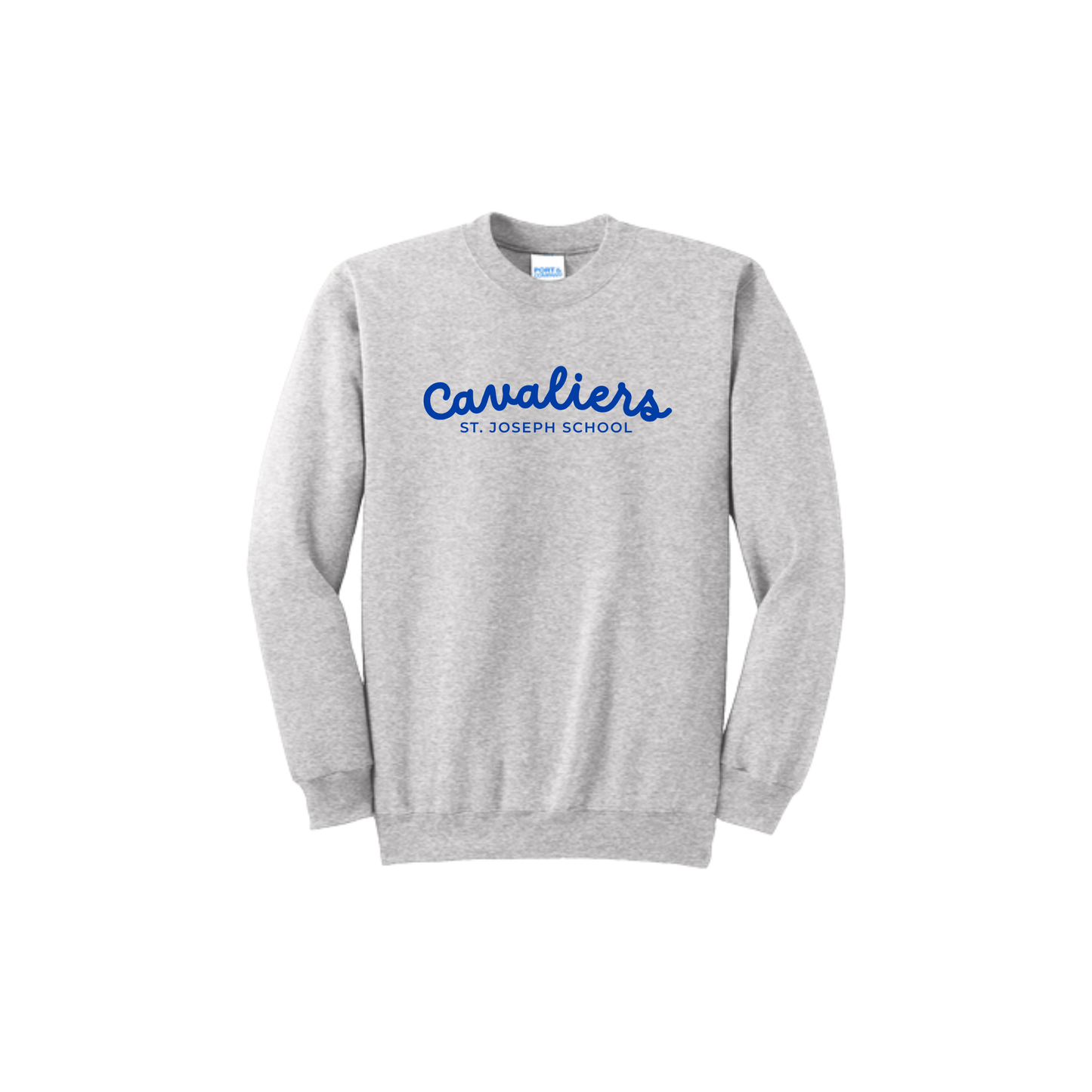 Cavaliers Script Adult and Youth Crewneck Sweatshirt | SJS_DTF S26_1