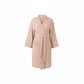 Blush robe on a white background