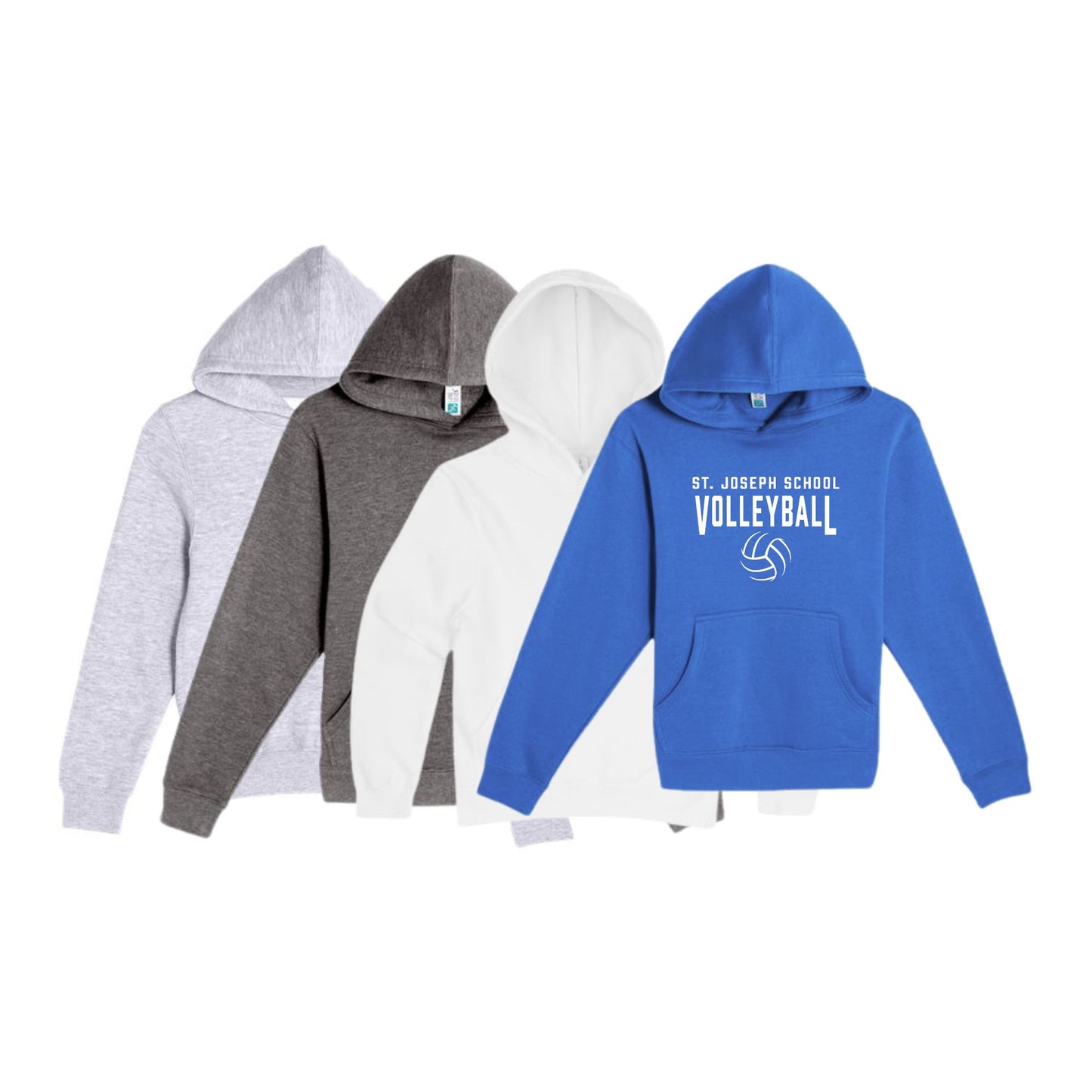 St. Joseph School Volleyball Hoodie | Adult and Youth | SJS DTF VB1