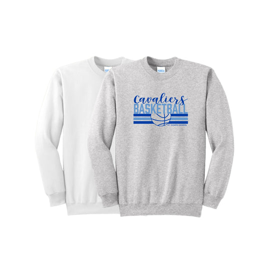 Cavaliers Basketball Crewneck Sweatshirt | Adult and Youth | SJS DTF GB2