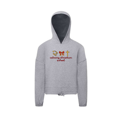 Printed CCS Coquette Icon Girls' Hooded Pullover | CCSDTF30