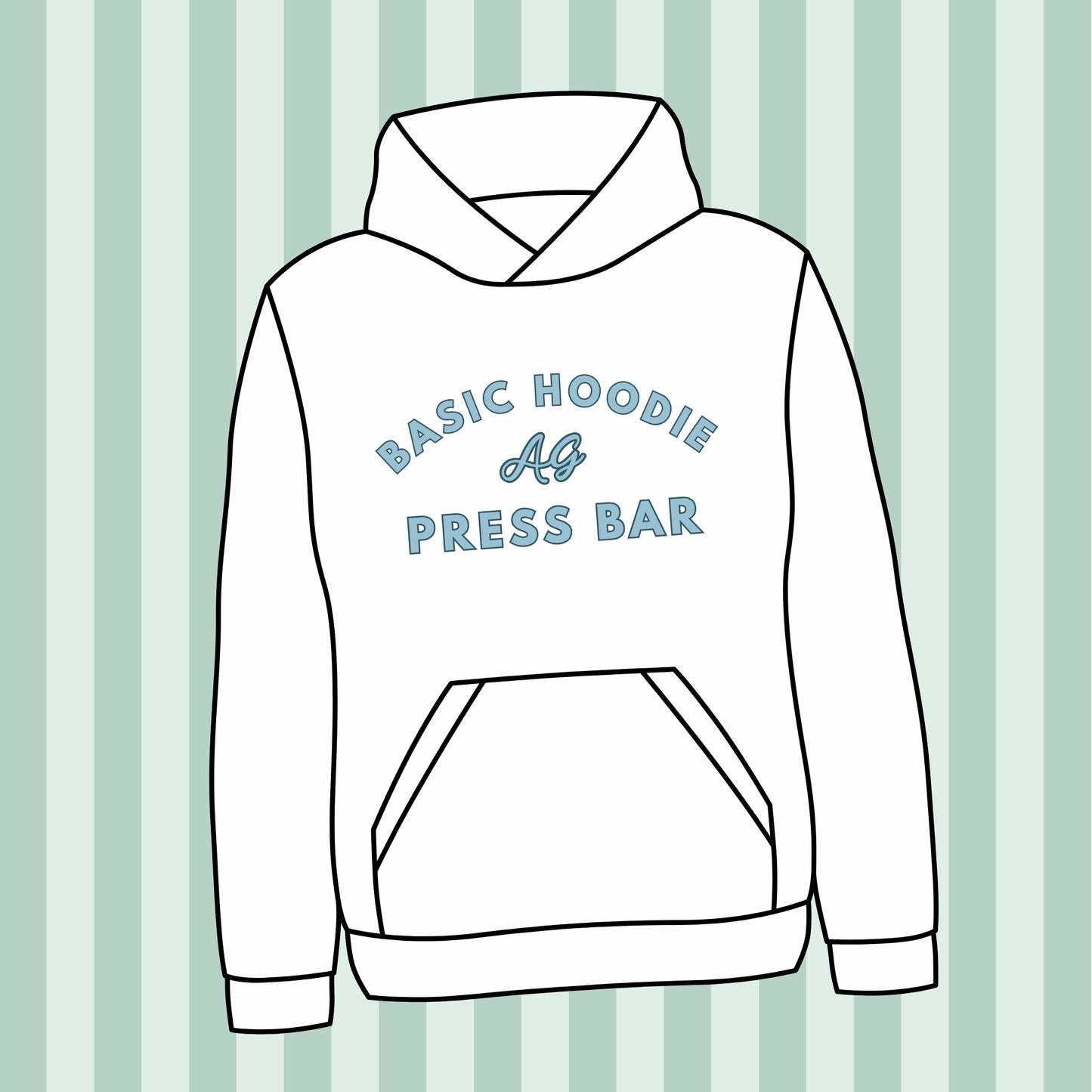 Press Bar Basic Hoodie