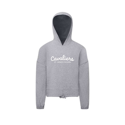 Youth St. Joseph Cursive Cavaliers Embroidered Girls' Hooded Pullover | SJS EM
