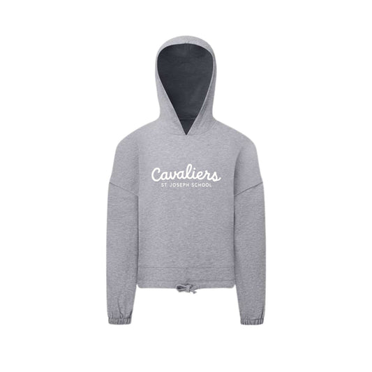 Youth St. Joseph Cursive Cavaliers Embroidered Girls' Hooded Pullover | SJS EM