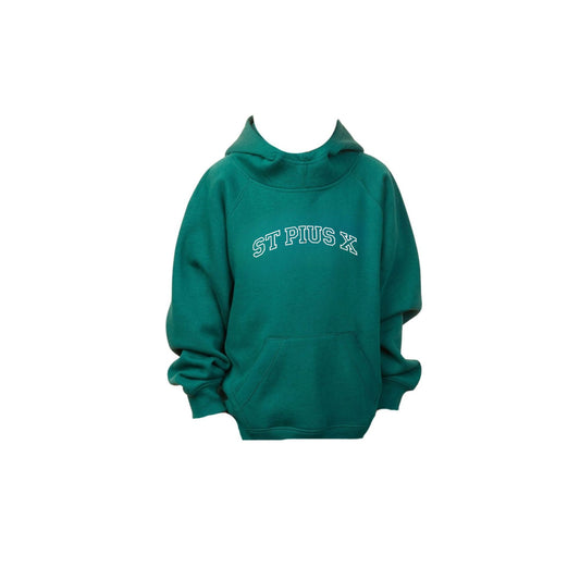 Embroidered Varsity ST PIUS X Youth Scuba Neck Pullover Hooded Sweatshirt | SPX EE