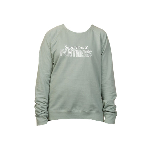 Embroidered St. Pius X Panthers Ladies Enza Fleece Crew | SPX EC