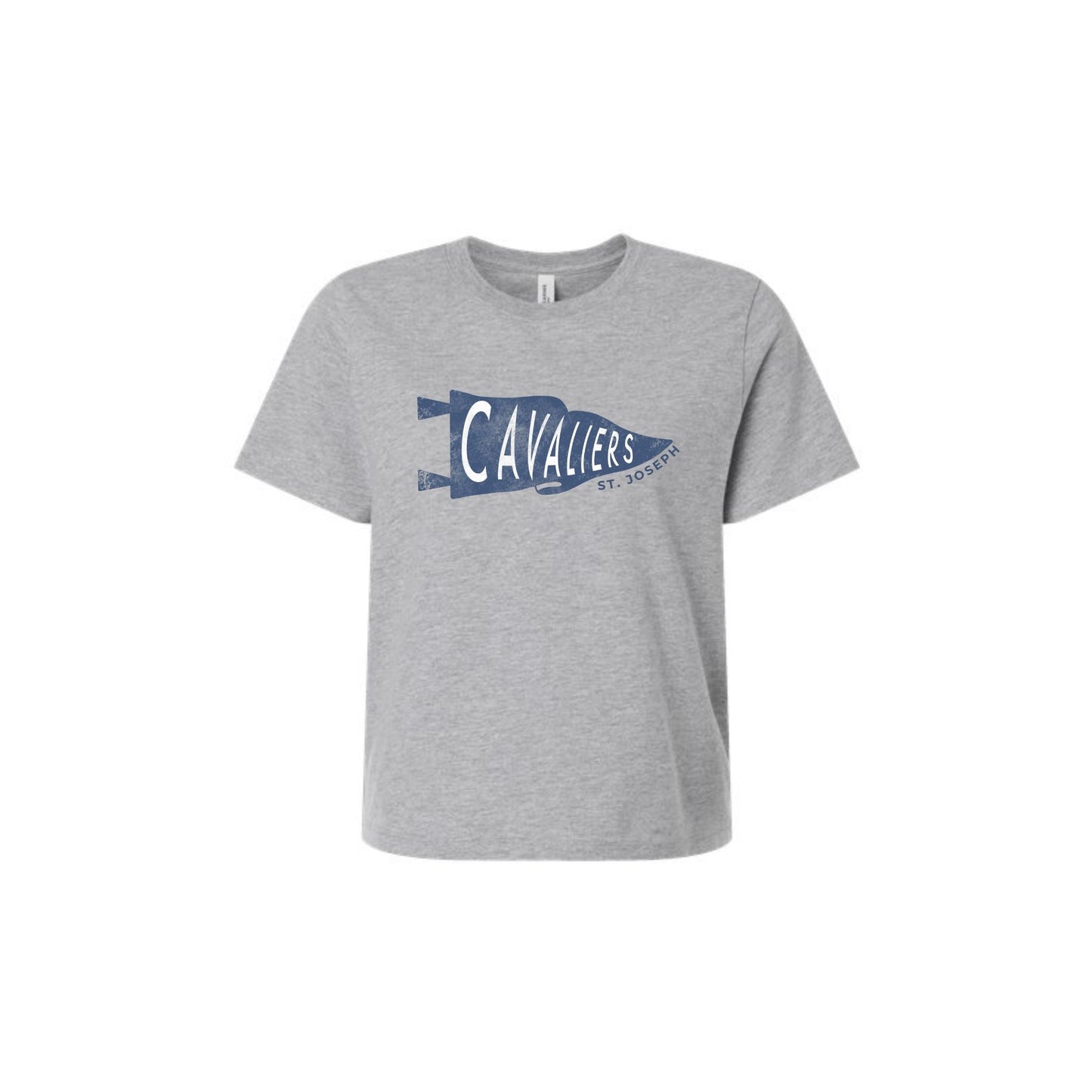 Ladies' Cavaliers Pennant Heavyweight Boxy Fit Tee | SJS DTF 26