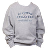 Youth St. Joseph Cavaliers Est. 1916 Embroidered Fleece Crew | SJSE3Y