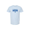 Light blue t-shirt with 'St. Joseph School Mom' text on a white background