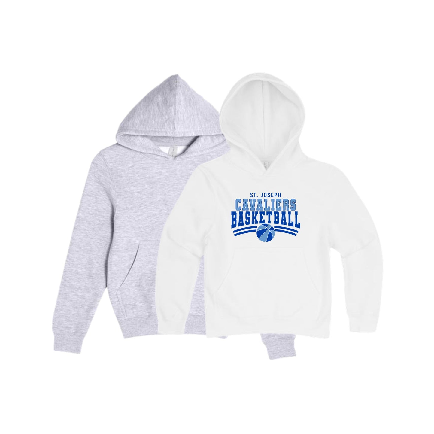 St. Joseph Cavaliers Basketball Hoodie | Adult and Youth | SJS DTF GB1