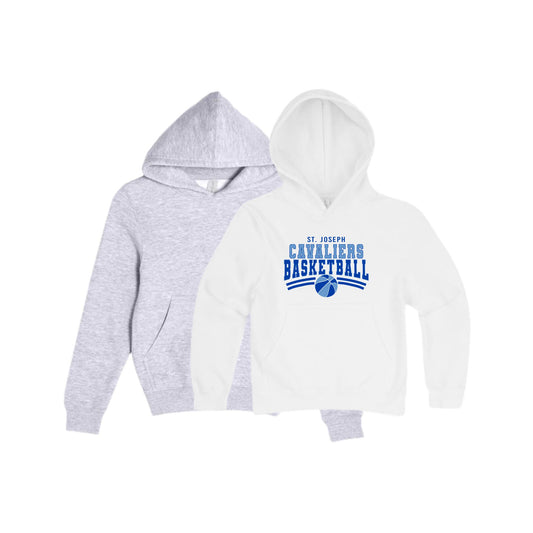 St. Joseph Cavaliers Basketball Hoodie | Adult and Youth | SJS DTF GB1