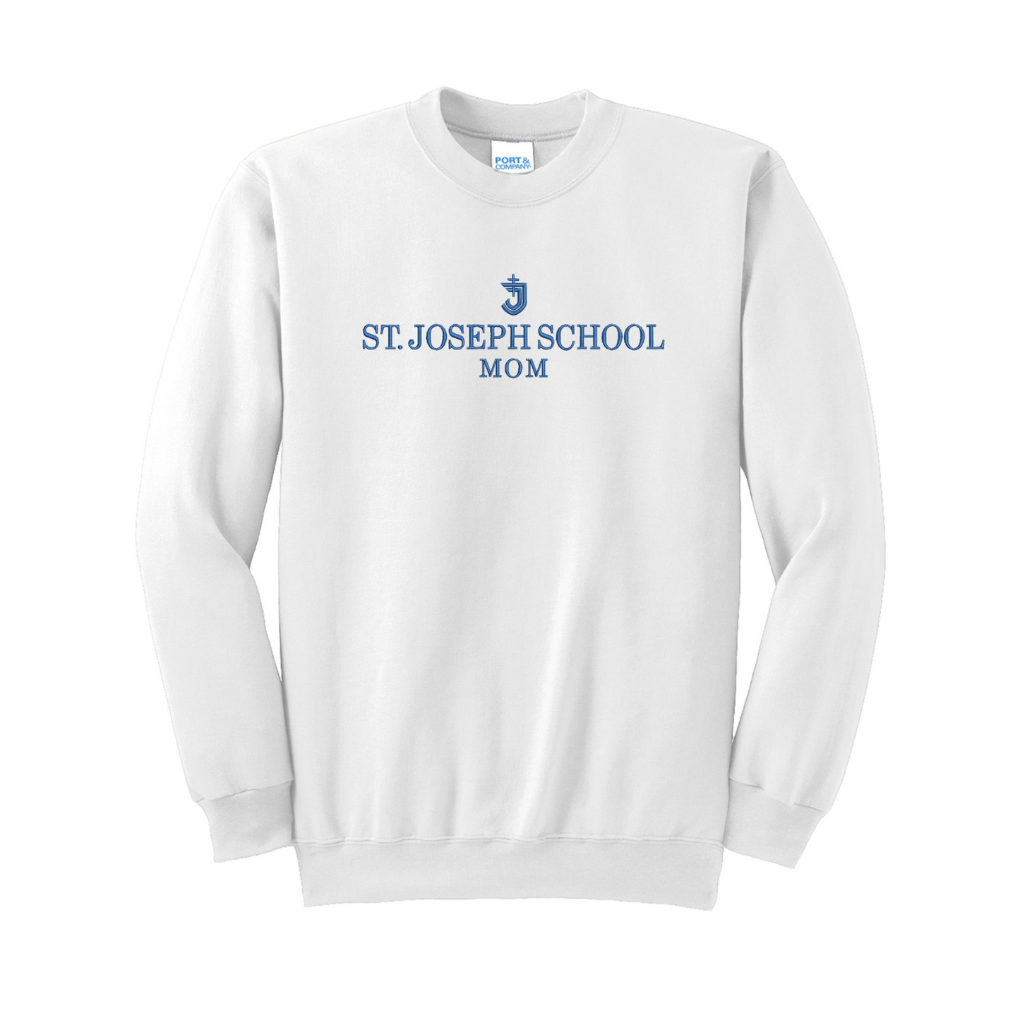 ST. JOSEPH SCHOOL MOM/DAD Embroidered  Sweatshirt | SJSE8-M/D