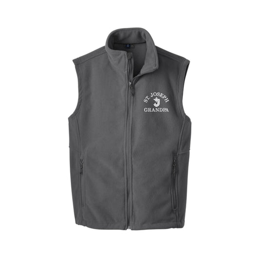 St. Joseph Cavaliers Embroidered GRANDPA Fleece Vest | SJSE20-GP