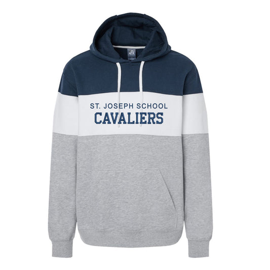 ST. JOSEPH SCHOOL CAVALIERS Embroidered Varsity Fleece Hoodie | SJSE5