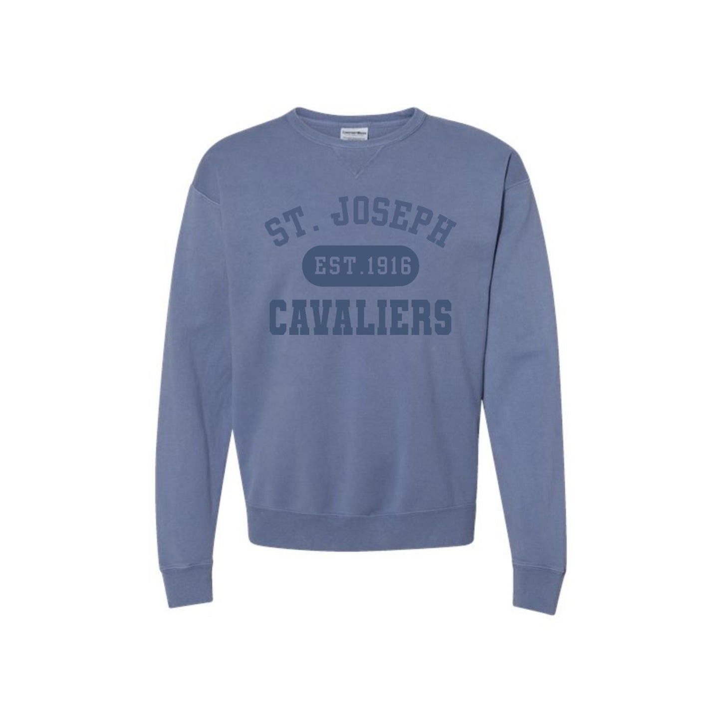 Tone-on-Tone SJS Adult Garment Dyed Pullover | SJS DTG 2