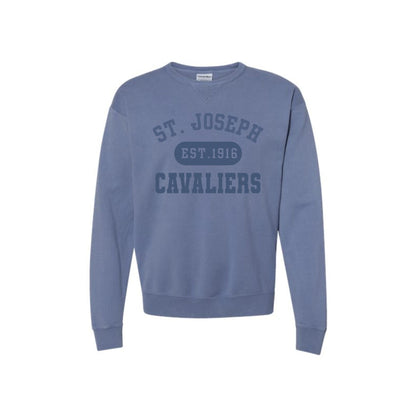 Tone-on-Tone SJS Adult Garment Dyed Pullover | SJS DTG 2