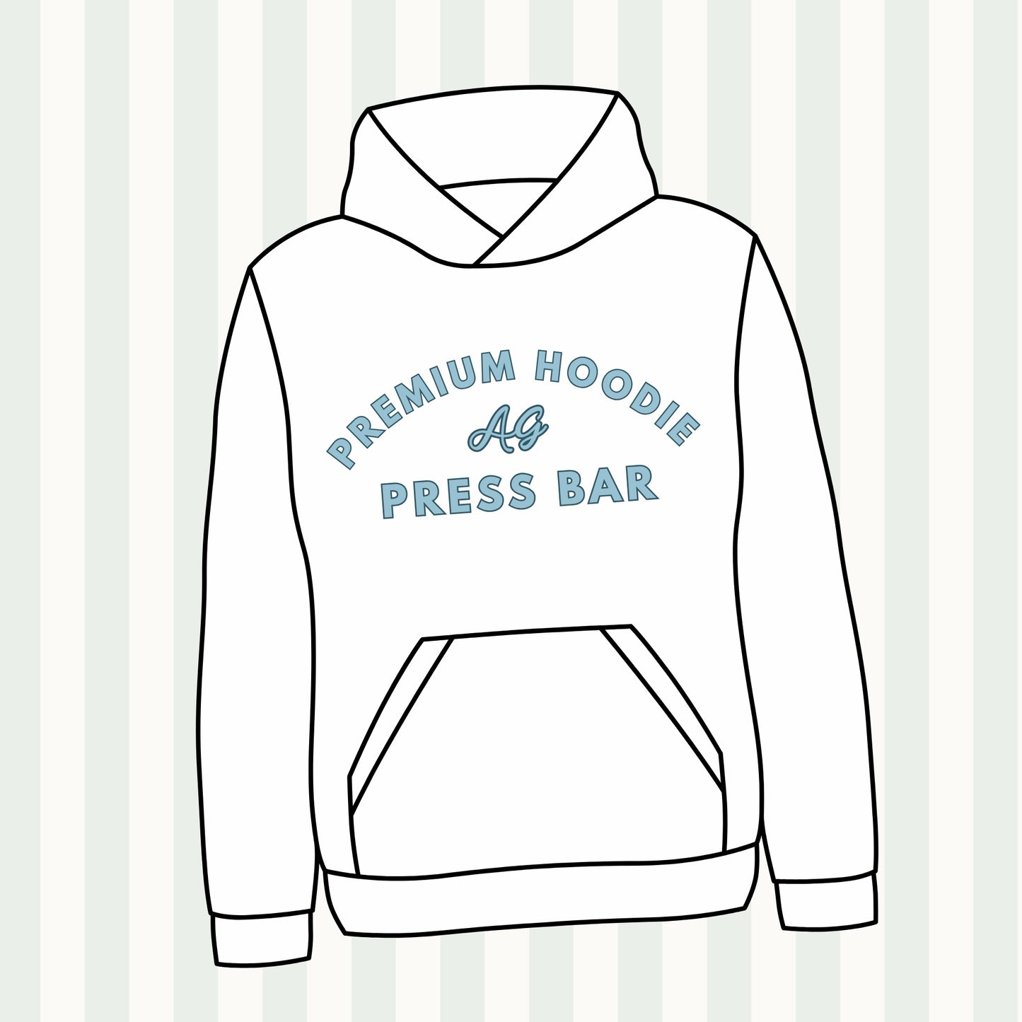 Press Bar Premium Hoodie