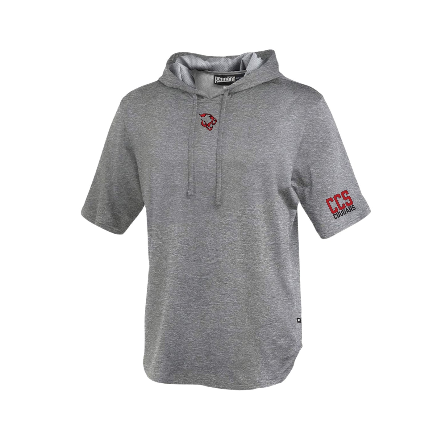 Printed Athletic CCS Cougars Warmup Short Sleeve Hoodie | CCSDTF33