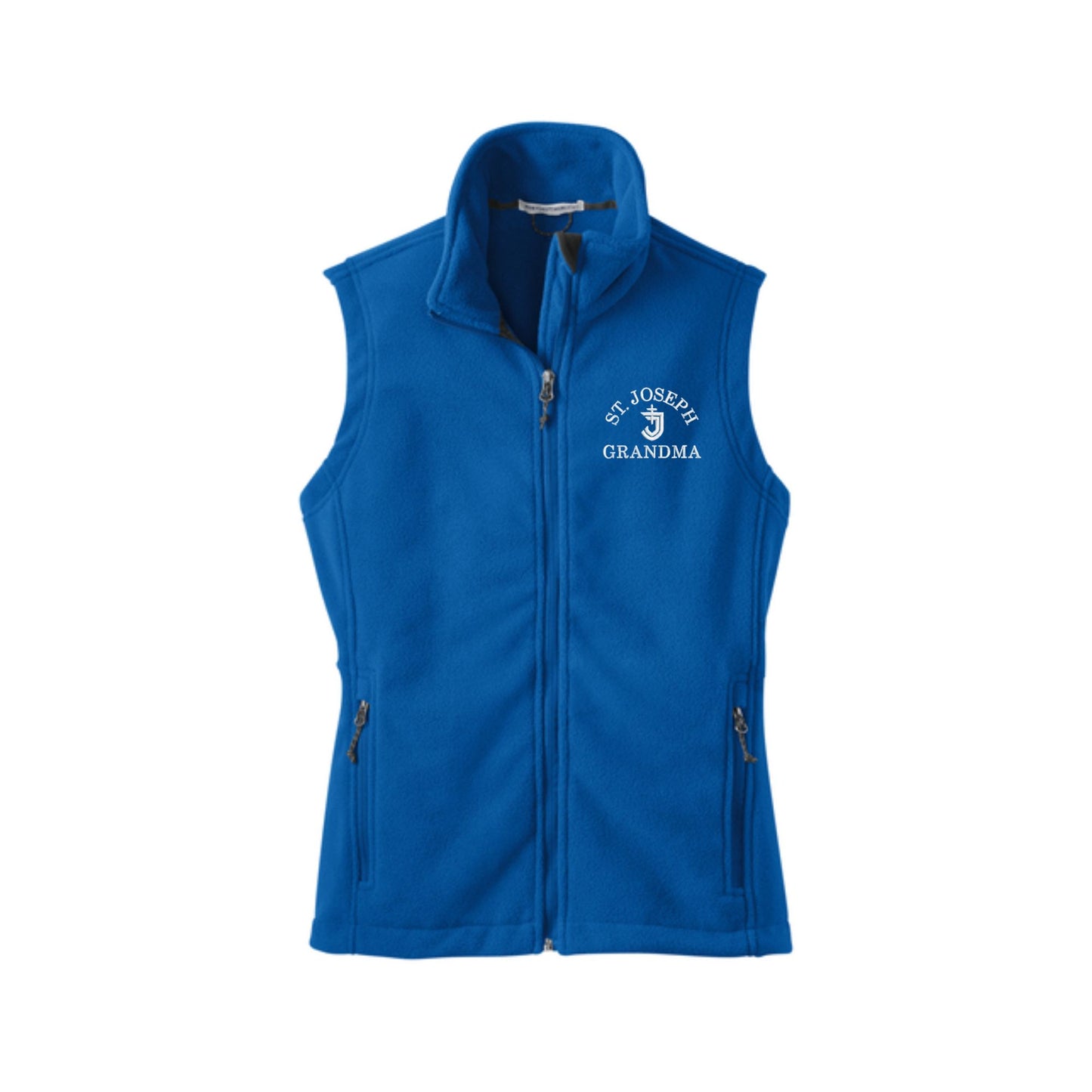 St. Joseph Cavaliers Embroidered GRANDMA Ladies Fleece Vest | SJSE20-GM